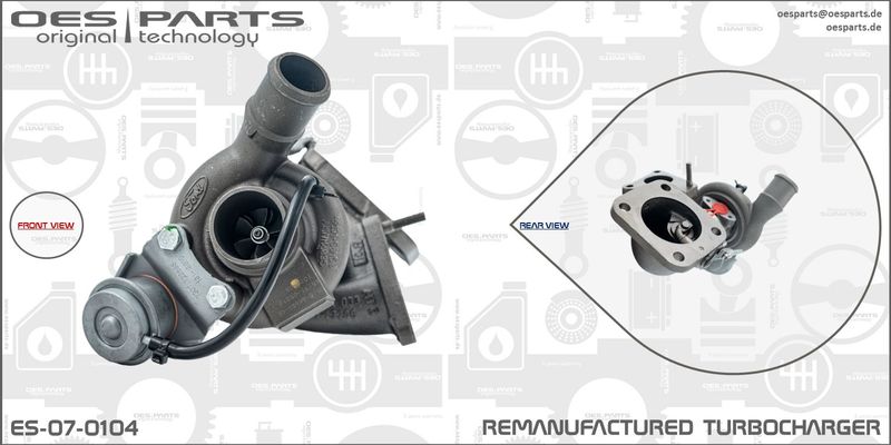 OES PARTS Компрессор, наддув ES-07-0104